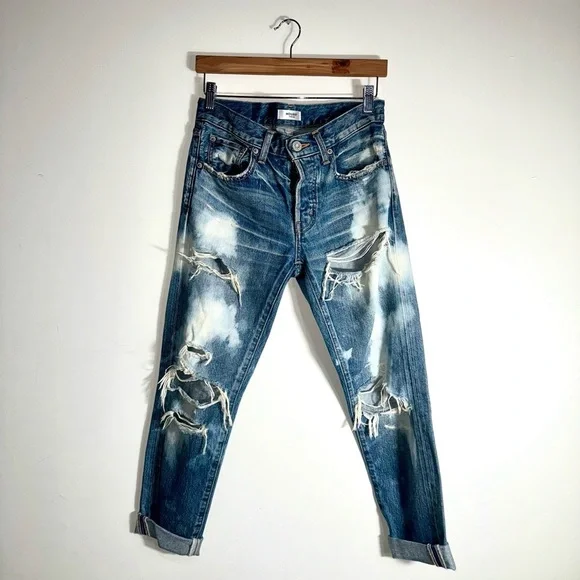 MOUSSY Mid-Rise Skinny Leg Jeans